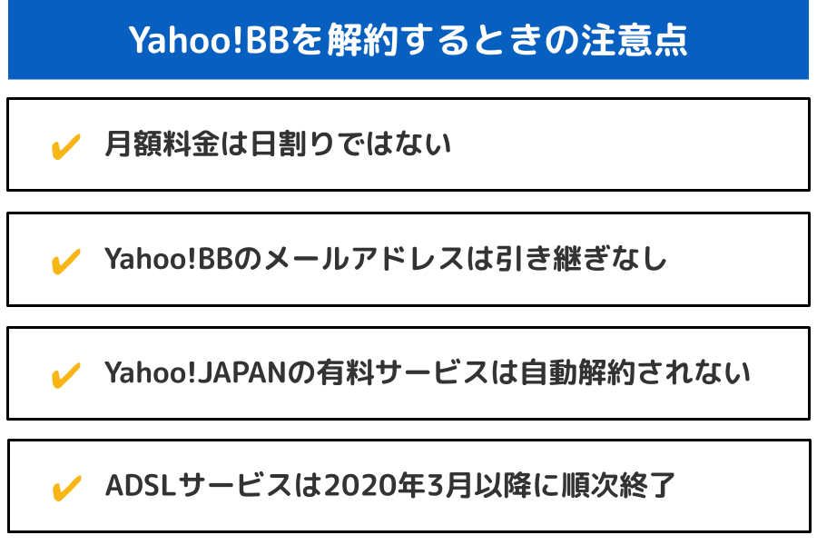 Yahoo の解約方法 違約金について解説 Adslは年3月で終了 Iphone格安sim通信