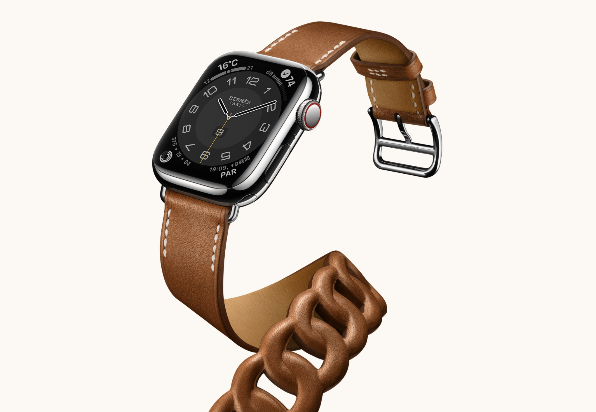 Apple Watch HERMES バンド - レザーベルト