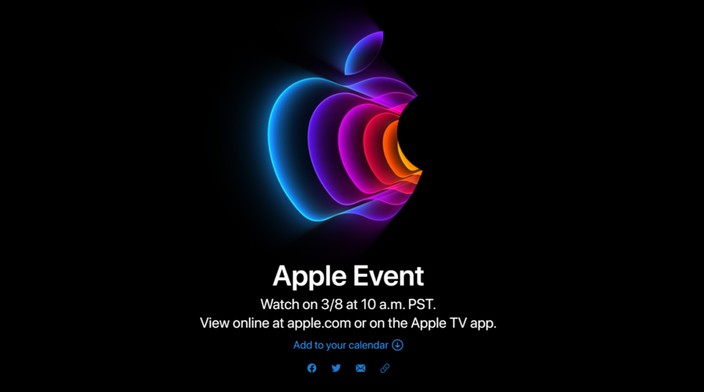 Apple イベント 告知