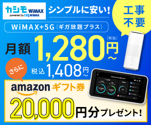 【公式】カシモWiMAX