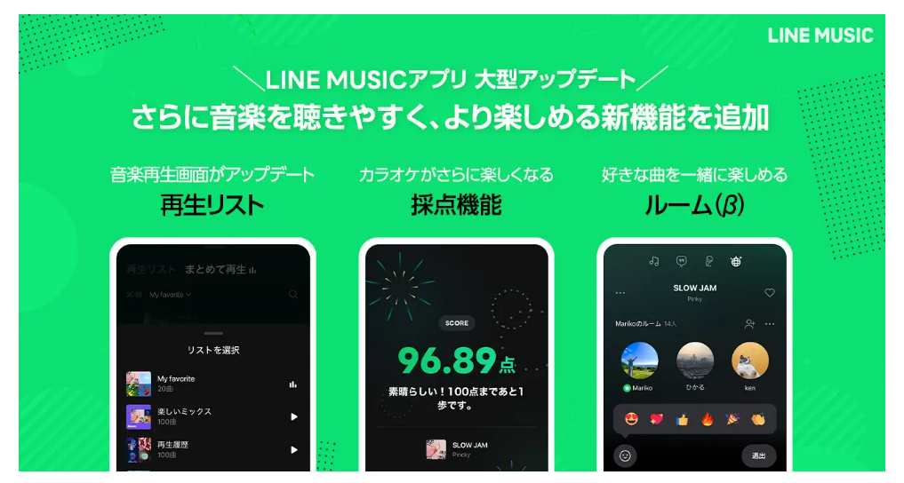 LINE MUSIC カラオケ機能