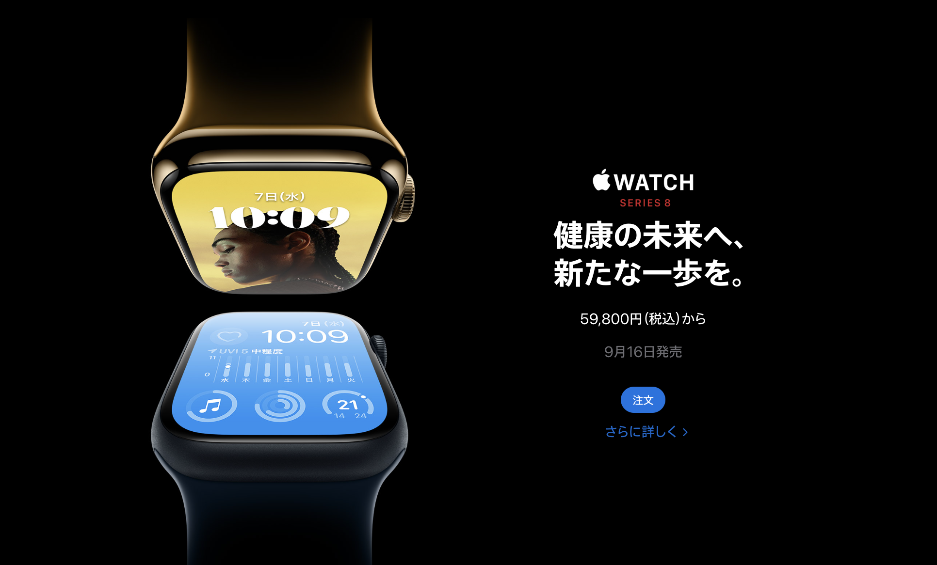 22年apple Watch Series 8と7の違いを比較 発売日 価格 新機能を紹介 Iphone格安sim通信