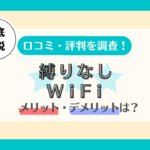 縛りなしwifi 評判