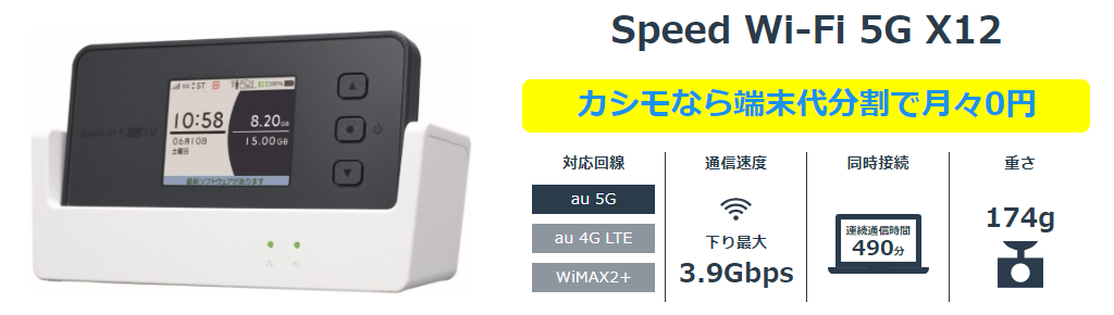 Speed Wi-Fi 5G X12