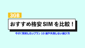 格安SIM, 3GB