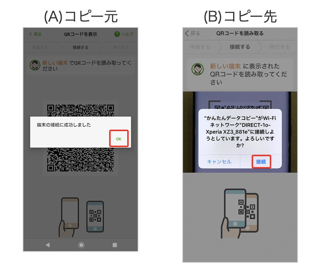 かんたんデータコピーアプリを使う方法