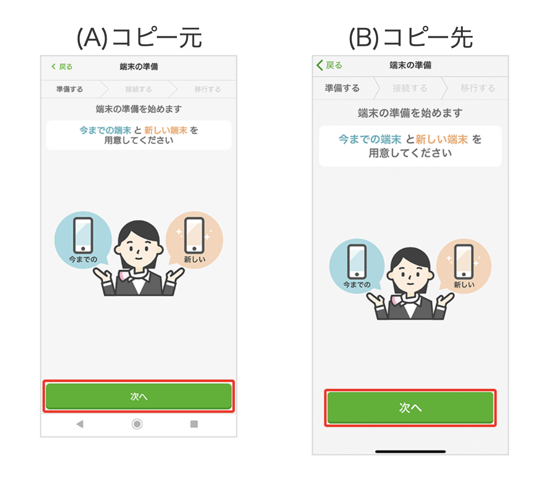 かんたんデータコピーアプリを使う方法