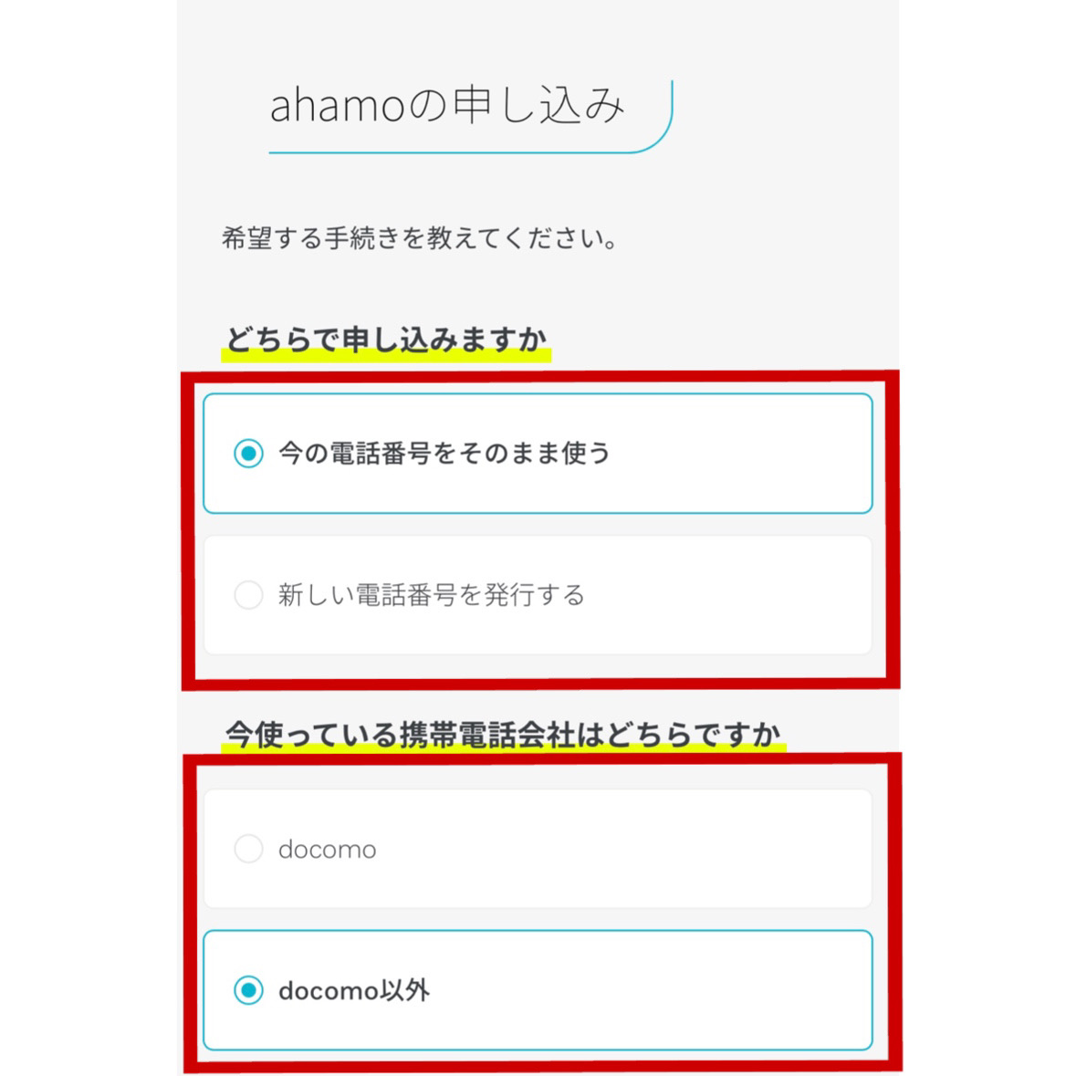 ahamo公式サイト